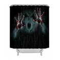 thumbnail image 1 of Shower Curtain, Halloween Shower Curtain, Halloween Bathroom Shower Curtain with Hooks 59 W x 71 H inches, Halloween Decor, Waterproof Bathroom Divide, 1 of 4