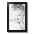 thumbnail image 2 of ArtToFrames 8" x 14" Satin Black Picture Frame, 8.5x14 inch Black Wood Poster Frame (WOM-4654), 4 Pack, 2 of 7
