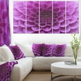 thumbnail image 1 of Large Light Purple Flower and Petals - Floral Canvas Art Print, 1 of 3