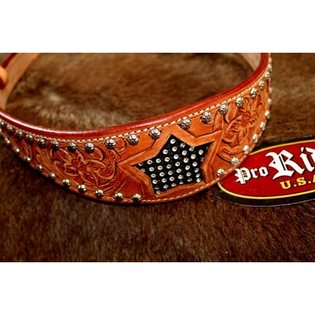 Horse Show Bridle Western Leather Barrel Racing Tack Rodeo NOSEBAND  99152