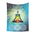 thumbnail image 1 of Tapicería de pared fluorescente para yoga, estética, 150 x 130 cm, microtela, 1 of 3
