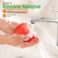 thumbnail image 4 of Gants de Four en Silicone pour Cuisine, 1 Paire de Gants de Cuisson Rouges, Poignées Pincées Résistantes à la Chaleur et Antidérapantes, 4 of 5