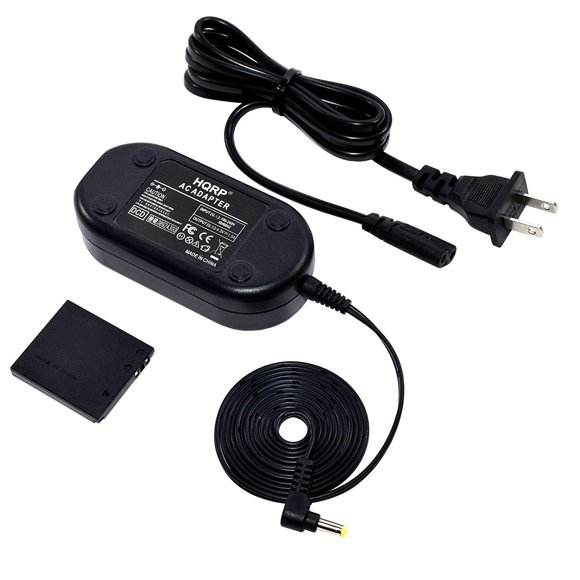 HQRP Kit Adaptateur Secteur et Coupleur DC compatible avec Canon PowerShot SD30, SD40, SD200, SD300, SD400, SD430, SD450, SD600, SD630, SD1000, SD1100 is Appareil Photo Numérique + Adaptateur Prise Euro HQRP