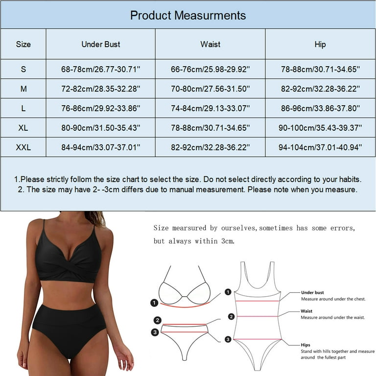 TAIAOJING Women's Swimsuit Flat-Chested Bikini Set Push-Up Brazilian  Swimwear Beachwear Swimsuit Summer Clothes 