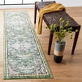 thumbnail image 2 of SAFAVIEH Madison Joandra Southwestern Runner Rug, Green/Turquoise, 2'2" x 20', 2 of 8