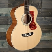 Guild Jumbo Junior Flamed Maple Acoustic-Electric Guitar Natural - Beginner to Intermediate level