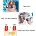 thumbnail image 4 of 16Pcs Nail Polish Strips Self Adhesive Fingernail Stickers Acrylic Nail Strips, 4 of 20