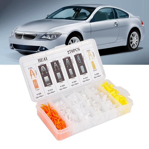 Remaches Para Tablero De Consola 270 Uds Clips De Ajuste Para Panel De Coche Hebilla Anggrek Otros