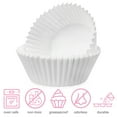 thumbnail image 4 of LotFancy 500Pcs Standard Cupcake Muffin Liners, White Greaseproof Cupcake Wrappers Baking Cups, 4 of 8