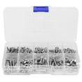 thumbnail image 1 of Ensemble d'Écrous à Vis Transversales 200Pcs Outils de Quincaillerie de Nickelage Inoxydable pour Instruments Classifiés, 1 of 11