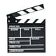 thumbnail image 1 of GAXIRE claqueta de director negra, accesorios para fotos, claqueta de madera para películas, 1 of 4