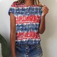 thumbnail image 4 of Cathalem Women Oversized T-Shirt Slim Fit V Neck Ribbed Knit Basic Solid Color Tees Tops,Red S, 4 of 4