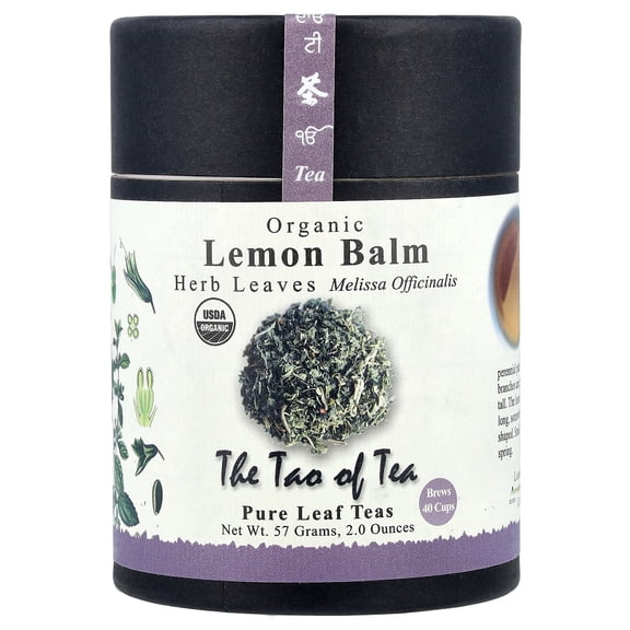 The Tao of Tea Organic Herb Leaves, Lemon Balm , 2 oz (57 g)