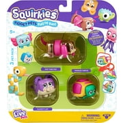 Little Live Pets - Squirkies: 3 Pack: Metallic Pop Tube Pup | Interactive Fidget Toys, Fidget Feature, Click, Flick, Tangle