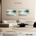 thumbnail image 4 of Elephant Stock Still Evening Waters Wall Art - Horizontal Canvas Wall Art - Living Room Wall Decor - Abstract Canvas - Gray And Blue Decor By Carol Robinson - 51" x 34", 4 of 8