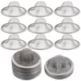 thumbnail image 4 of 20 piezas de fregadero de cocina Fregadero de fregadero de fregadero de fregadero de acero inoxidable Filtro de desecho de fregadero Protectores de drenaje de metal, 4 of 5