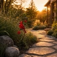 thumbnail image 6 of Metal Cardinal Garden Stake, Decorative Red Bird Yard Art Weather Resistant Garden Accent Ornament, Flower Pot Patio Lawn Decor for Garden Courtyard Porch Bird Lovers, 6 of 7