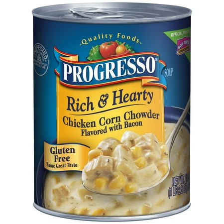 Progresso® Rich & Hearty Chicken Corn Chowder Soup 18.5 oz. Can