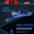 thumbnail image 4 of Eespoir Glider Airplane 2025 Upgrade, Remote Control Glider Aircraft, Trick RC Drone with LED, 2.4g Control, For Outdoor Flying, Beginner , Stunt Performance, Rechargeable(C), 4 of 7