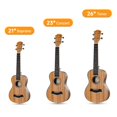 thumbnail image 4 of Kit de ukelele AODSK Soprano para principiantes con correa para funda y afinador, 4 of 7