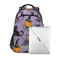 thumbnail image 7 of FORMRS Unisex Backpack Elementary School Travel Bookbag with Reflective Stripes, Halloween Pumpkin, 7 of 7