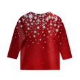 thumbnail image 4 of YOUYEDIAN Toddler Long Sleeve Top Versatile Christmas Print Soft Loose Fashion Crew Neck Blouse Casual Warm Breathable Comfy Outdoor Shirt, 4 of 4
