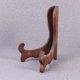 thumbnail image 4 of 4PCS Plate Tea Cake Display Stand Tea Biscuit Dish Easel Rack Desktop Display Holder for Home Party Shop - Size L (Burned Pine Color), 4 of 4