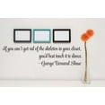 thumbnail image 1 of Wall Sticker Decal : If you can't get rid of the skeleton in your closet you'd best teach it to dance Quote 4x16 Inches, 1 of 1