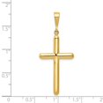 thumbnail image 4 of Auriga 14K Yellow Gold Cross Pendant for Women (L-45.5 mm,W-19.25 mm), 4 of 6