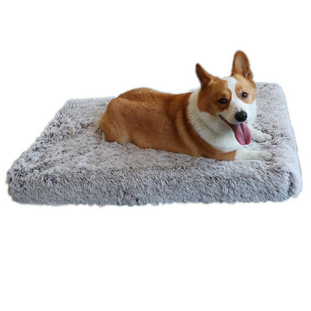 Dog Bed Crate Pad, Dog beds for Medium Dogs, Plush Soft Pet Beds