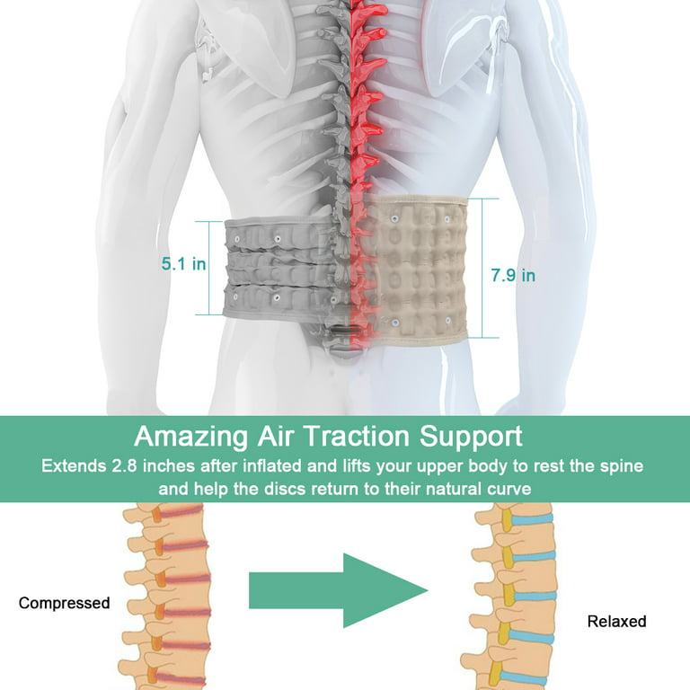 Lower Back Pain Relief Spinal Decompression Device