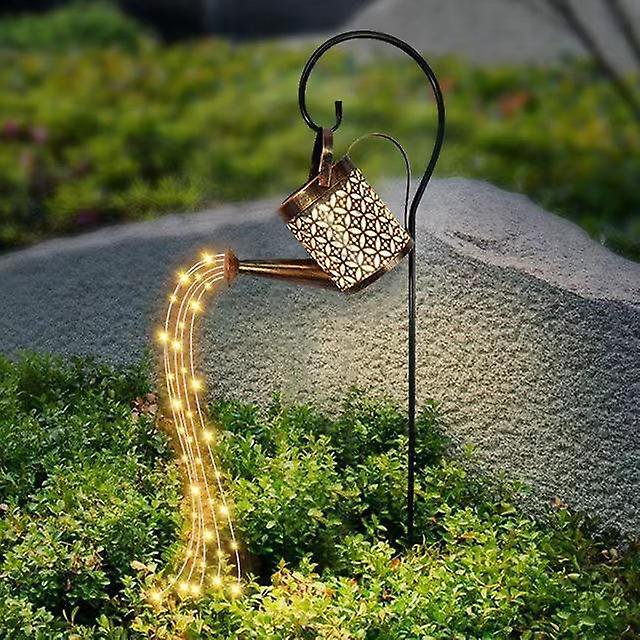 Tamaño Grande: Linternas Solares Colgantes Al Aire Libre Decoración De Jardín A Prueba De Agua, Luces De Jardín Solares De Metal Retro Decoraciones De Patio para Patio De Camino De Césped