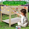 thumbnail image 5 of 48x24x30in Raised Garden Bed Outdoor with Storage Shelf, Planter Box for Balcony /Patio /Backyard with Bed Liner, Suitable for Vegetables/ Flowers/ Herbs, 310lb Capacity (Gray), 5 of 7