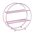 thumbnail image 5 of S SERENABLE 2 Tier Cupcake Stand Cupcake Holder Cookies Donuts Dessert Display Tiered Serving Tray for Birthday Party Dessert Table Round pink, 5 of 8