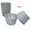 Light Grey, variant on Travelwant 50Pcs Jumbo Cupcake Liners Greaseproof Paper - Food Grade Odorless Muffin Baking Cups Cupcake Wrappers for Wedding Birthday, Natural