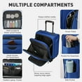 thumbnail image 3 of TIAWOLT 16 Inch Underseat Carry on Luggage With Wheels Weekender Overnight Business Travel Bag Suit cases Mini Suitcases with Wheels Under Seat Bag for Airlines,Blue, 3 of 10