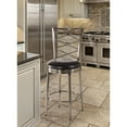 thumbnail image 3 of Hillsdale Harlow 43.75" Metal Contemporary Counter Stool in Black/Antique Pewter, 3 of 3