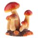thumbnail image 5 of Centros de mesa con forma de hongo en miniatura, hongos en miniatura de resina. Amarillo rojo b, 5 of 9
