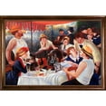 thumbnail image 1 of Luncheon of The Boating Party with Verona Cafe Frame 24"X36", 1 of 3