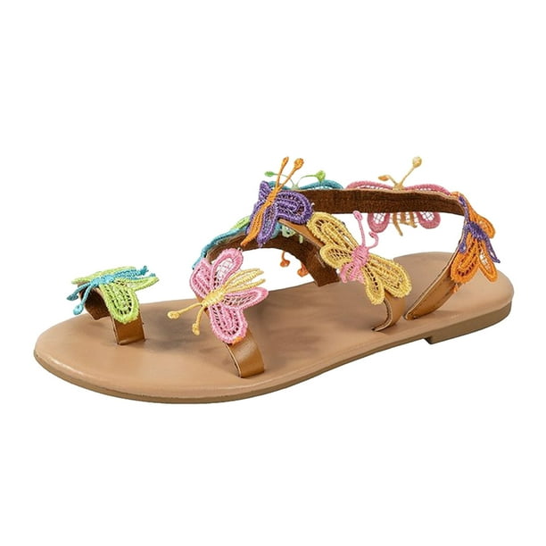 Amzcrzy Zapatos de mujer,Zapatos de mujer,Zapatillas de mujer, Sandalias planas con punta nueva y ligera para mujer Sandalias Mujer Zapatillas De Casa