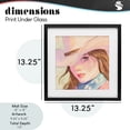 thumbnail image 4 of Stupell Industries Southwestern Pastel Cowgirl Brunette Black Framed Print Under Glass, 13 x 13, by Kim Allen, 4 of 8