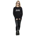 thumbnail image 4 of DC Comics Womens Batman Retro Crackle Logo Sweatshirt, 4 of 5