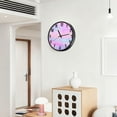thumbnail image 6 of RMDQTR 12 Inch Sound-Activated LED Night Light Wall Clock Silent Sweep Movement Acrylic Face Battery-Operated for Bedroom/Living Room/School / Colorful Shining Star, 6 of 8