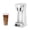 White-CM-302C, variant on Kuhitley Single Serve Coffee Maker for Grounds,14oz Hot & Iced Coffee Brewer with 420ml Water Cup,700W Compact Machine with Reusable Mesh Filter,One Cup Coffee Maker for Home Countertop