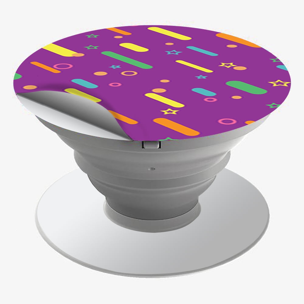 Skin Decal For Popsockets (4-Pack Decals Only) Cover / Purple Girly ...