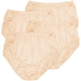 thumbnail image 4 of Nylon Brief Panty (Style 331/Plain Jane) 4 Pack in Beige Size 5, 4 of 8