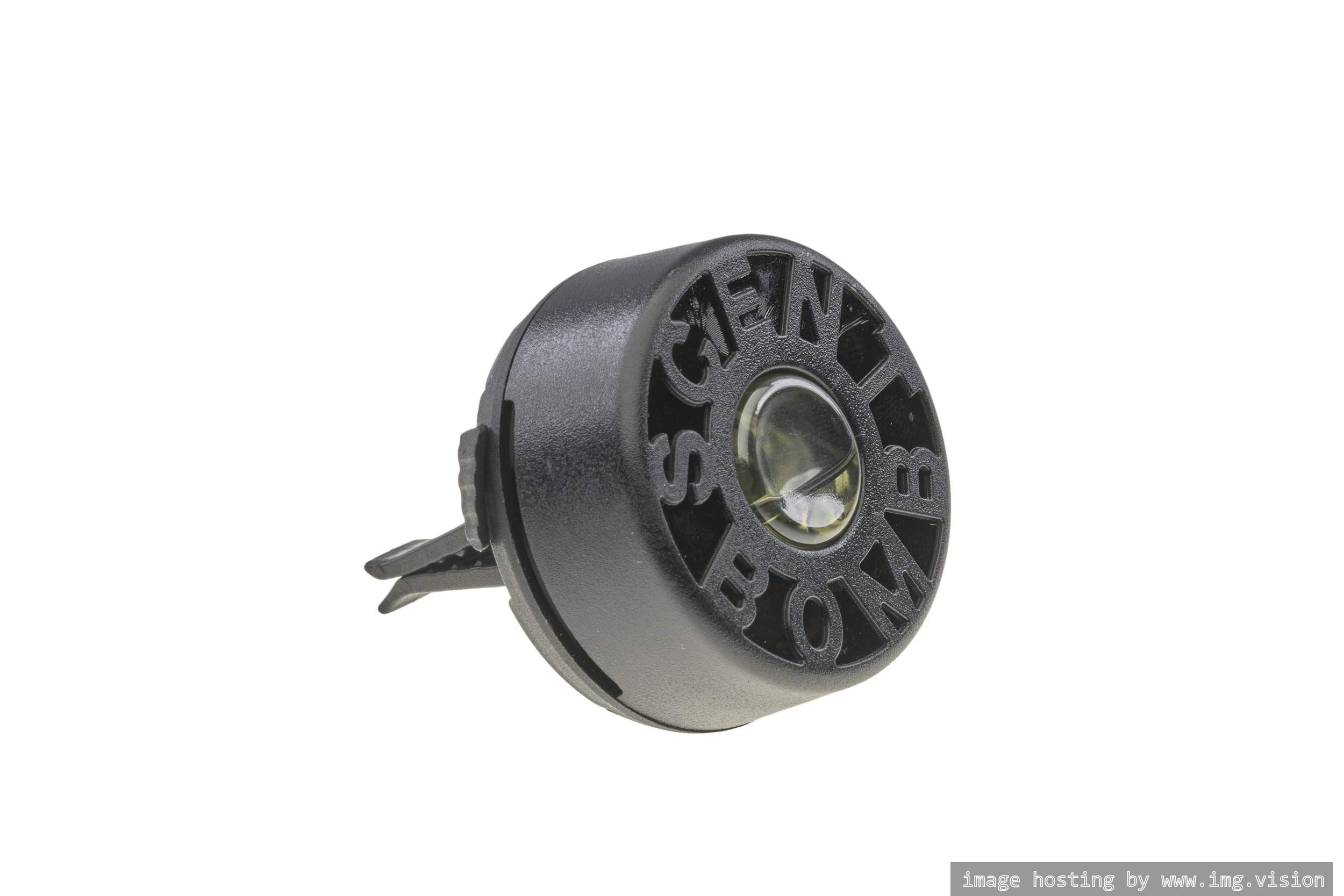 (2 pack) Scent Bomb Black Bomb Vent Clip 0.07 fl oz for Vehicle Air Vents