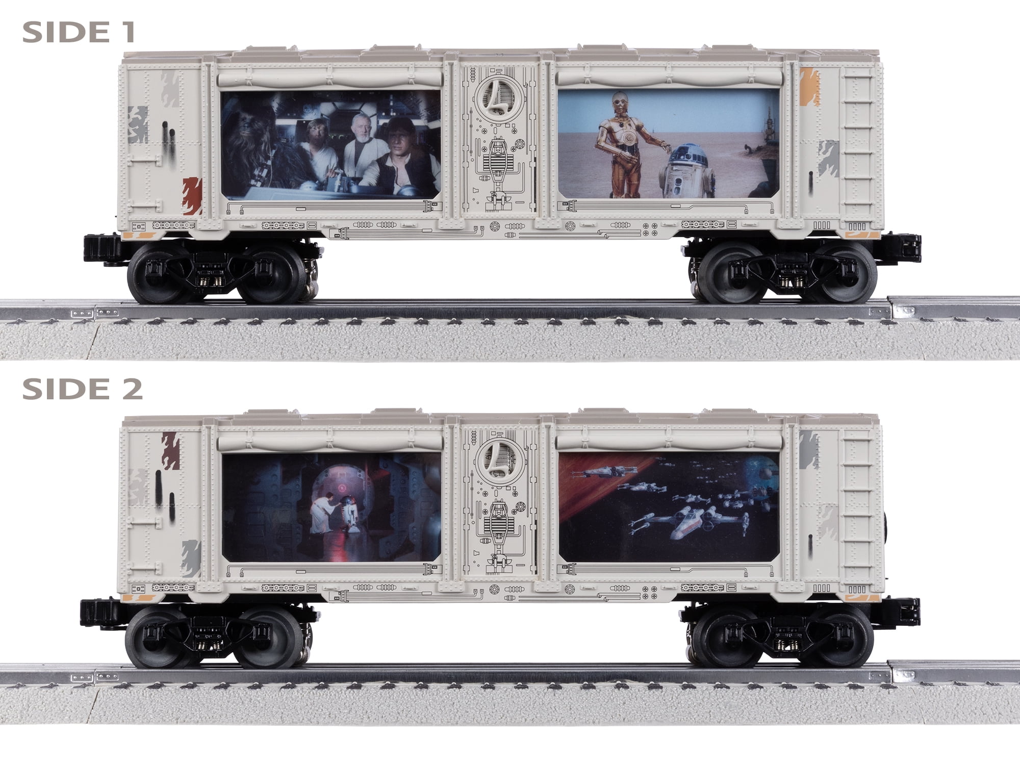 Lionel Star Wars Rebel LionChief Freight O Gauge Train Set with Bluetooth 5.0 and Remote for Ages 14+
