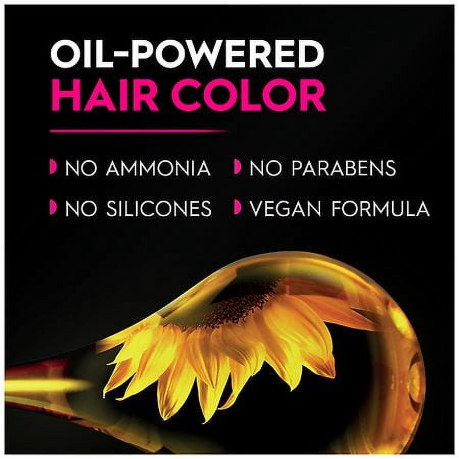 Garnier Olia Oil Powered Ammonia Free Permanent Hair Color, 5.0 Medium Brown 1.0 set Pack of 2