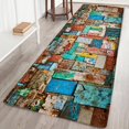 thumbnail image 1 of MesaSe 3D Printed Thickened Rug Soft Three Layers Rug Non-Slip Water Absorbability Mat Bathroom Livingroom Home Decorative A1 40x60cm, 1 of 2